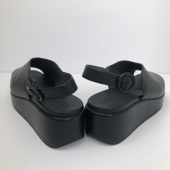 ❌ Camper Misia Peep Toe Leather Platform Sandals - Picture 5 of 12